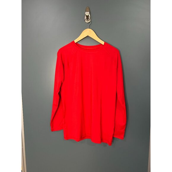 NEW Boys' Long Sleeve UPF 50+ T-Shirt - All in Motion Red XXL - Picture 3 of 7